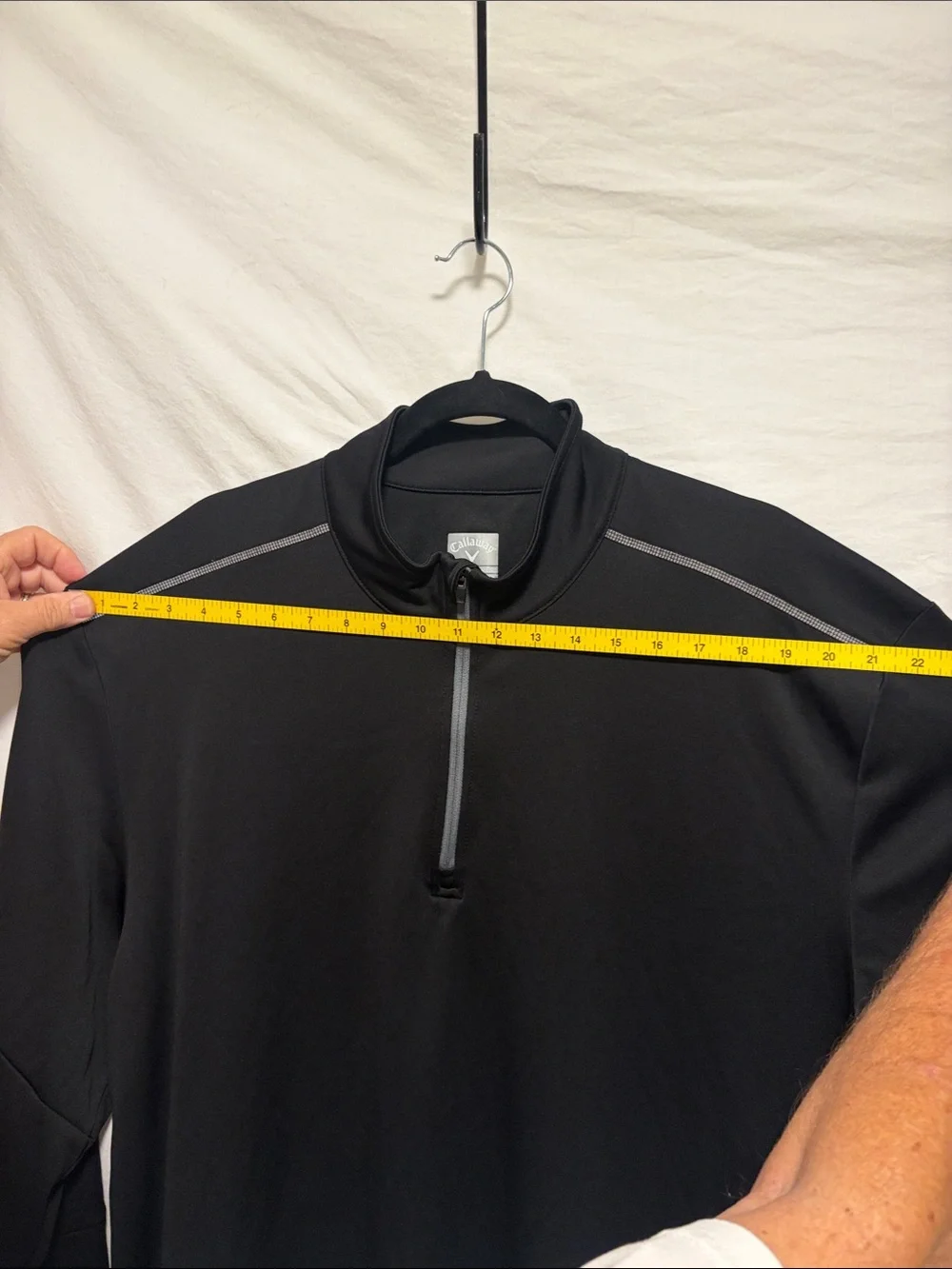 EUC Callaway Classic Black Lightweight Quarter-Zip Shirt Jacket XXXL
